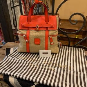 Henri Bendel Jetsetter Conv. Straw Backpack
